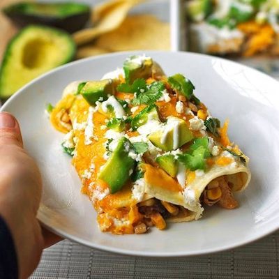 Skinny Chicken Enchilada