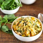 Thai Basil Coconut Lentils