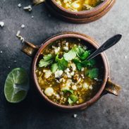 Mushroom Poblano Posole Verde