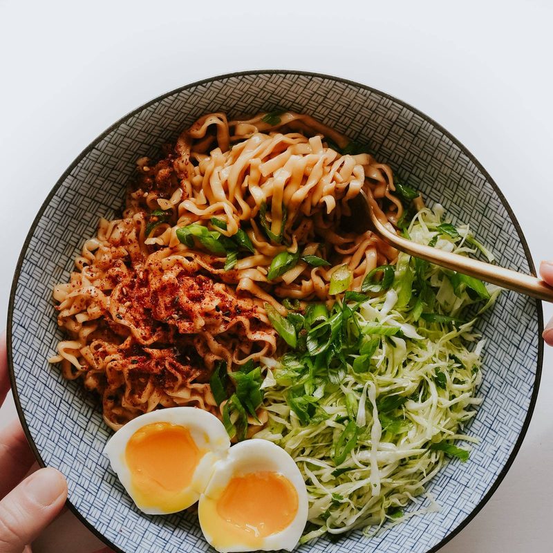 A picture of Shortcut Sesame Butter Noodles